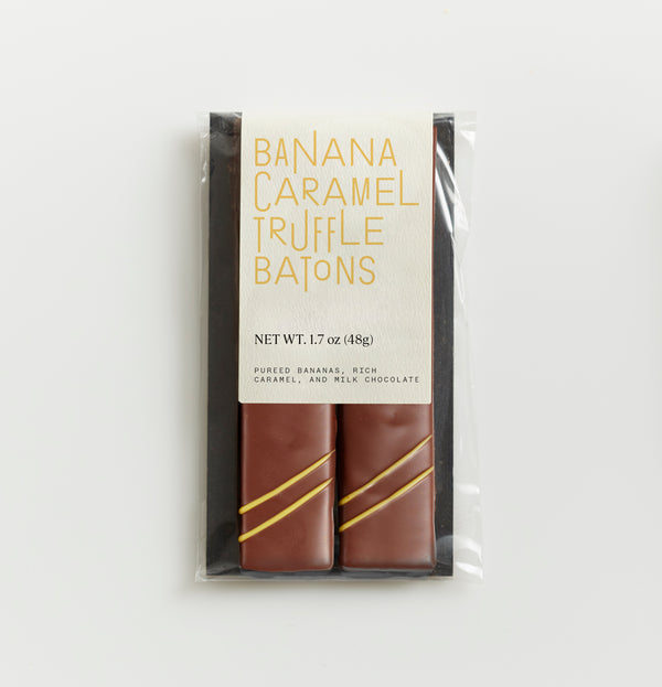 Banana Caramel Truffle Batons